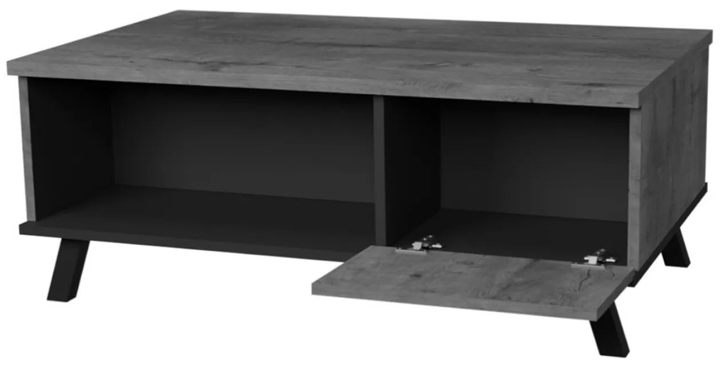 Masă de cafea Joyce J8 (stejar lefkas + negru). 606322