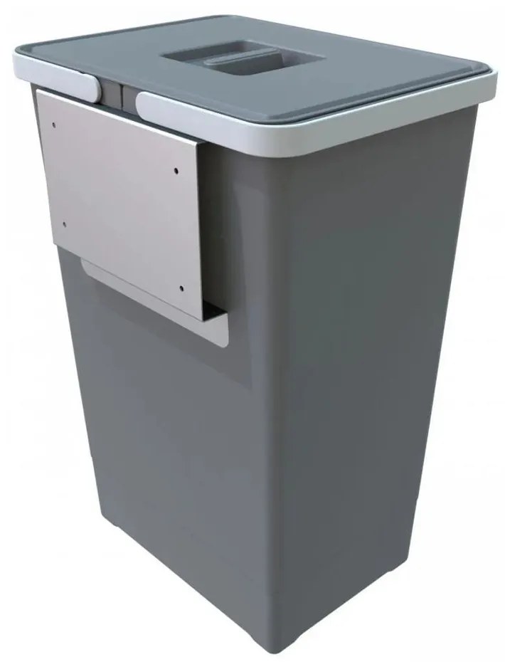 Coș de gunoi de plastic încorporat 24 l Easy - Elletipi