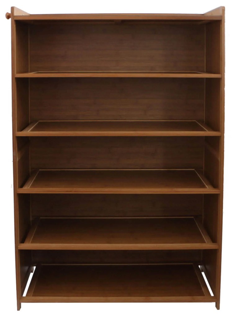 Pantofar din bambus, 6 rafturi, 68*101*28 cm, D179