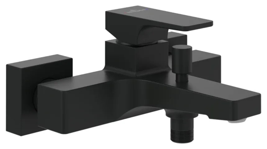 Baterie cada-dus Villeroy&Boch Architectura Square monocomanda negru mat