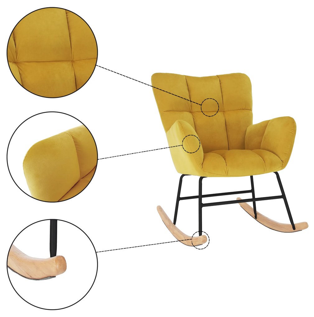 Balansoar design, galben, KEMARO