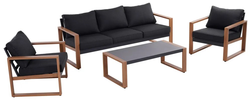 Set de mobilier de grădină din aluminiu Duisburg CS