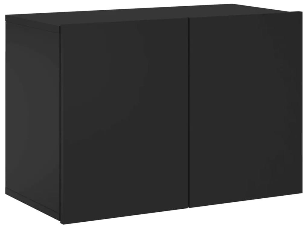 836940 vidaXL Comodă TV de perete, negru, 60x30x41 cm