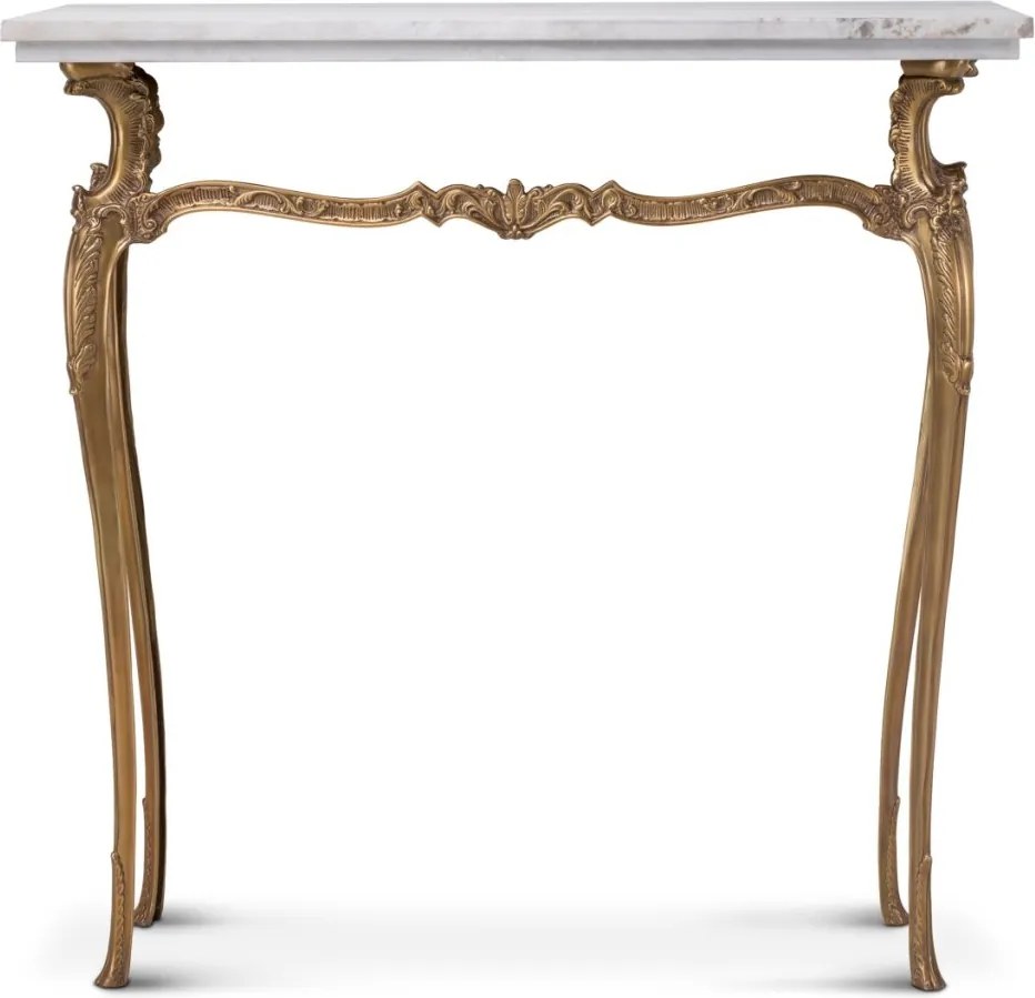 Consola LUX cu blat din marmura alba Fabiola