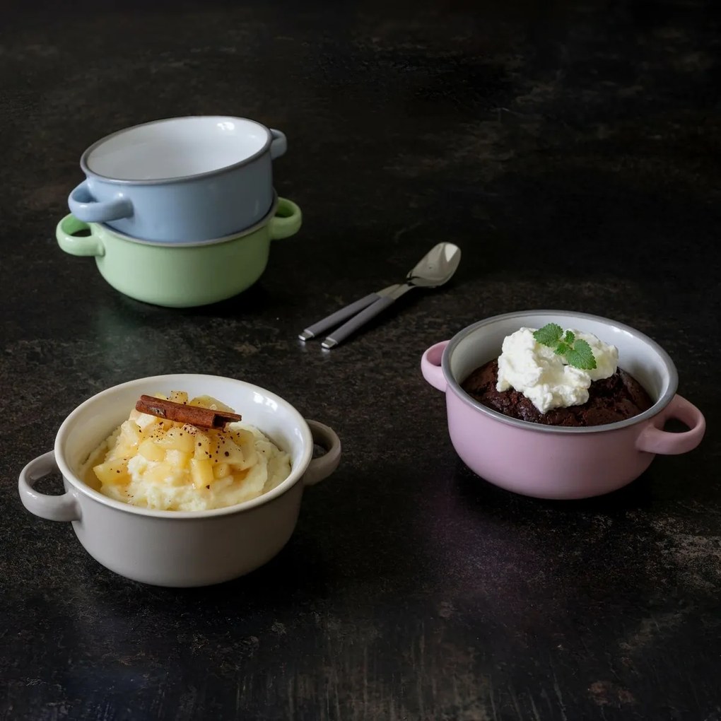 Mäser Set de 4 boluri pentru supă MAILA – 12,5 cm,albastru deschis mix