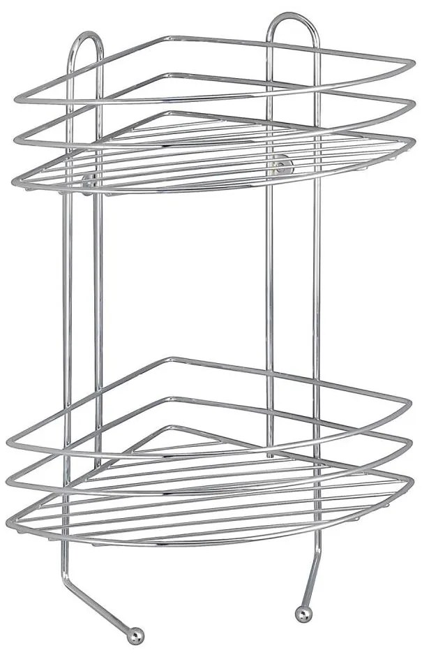 WENKO 15498100 - Etajeră EXCLUSIVE de colț, 23 x 30,5 cm, crom lucios