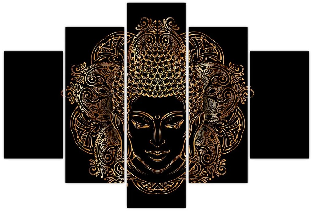 Tablou - Buddha auriu (150x105 cm)
