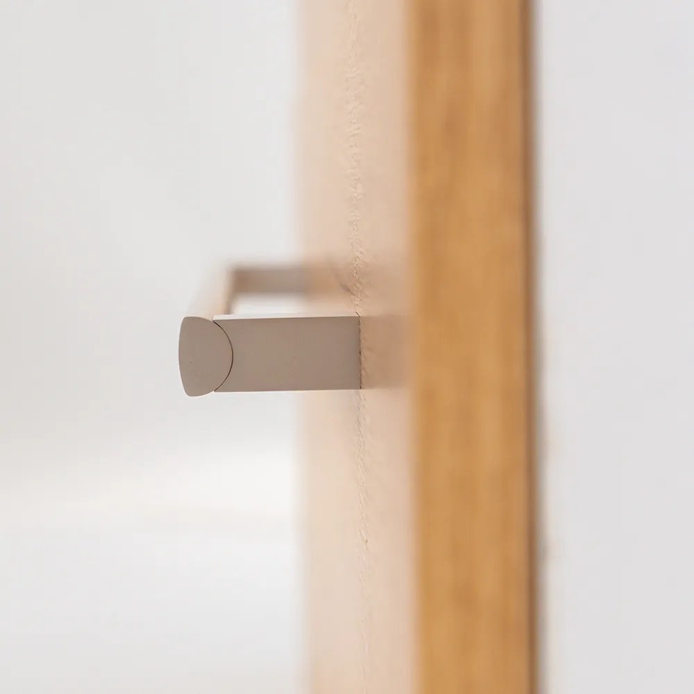 Mobilier complet de baie Vario Clam 80, stejar alb