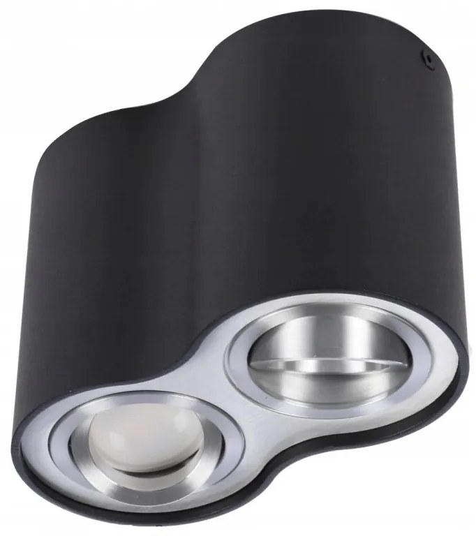 Spot aplicat tavan/plafon stil modern Bross 2 Black/Alu
