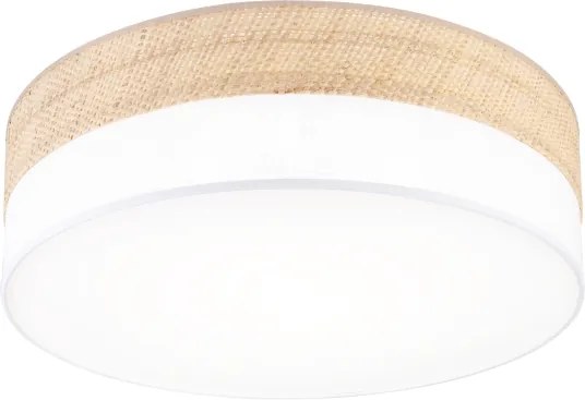 Plafonieră LED SIRJA BOHO LED/36W/230V Ø 45 cm bej/alb