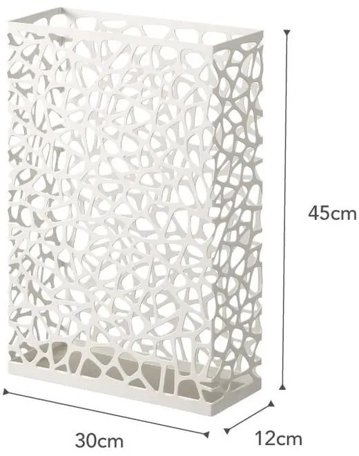 Suport pentru umbrele YAMAZAKI Nest Slim, alb