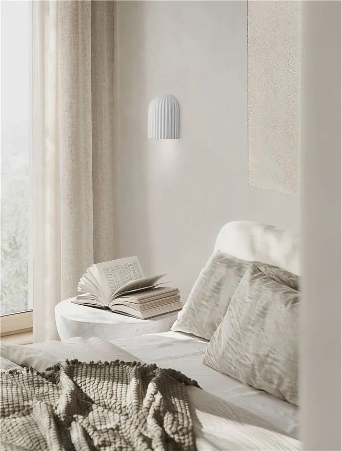 Aplica ambientala decorativa Ghips, AMMOS alba