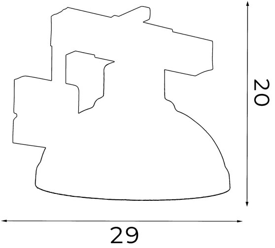 Corp de iluminat perete HAKON 1xE27/60W/230V