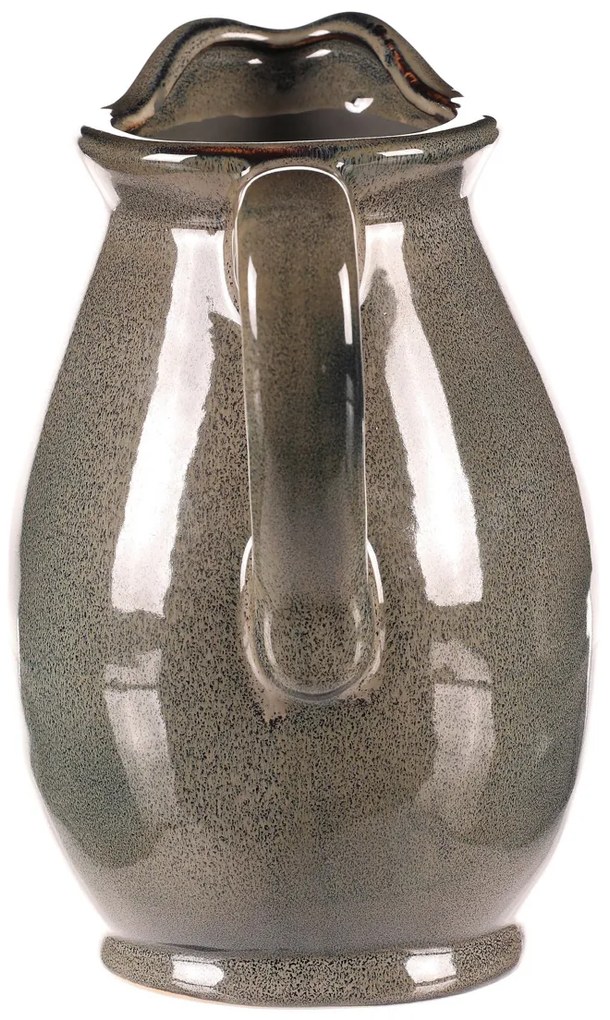 Cana ceramică gri, 15 x 16 x 23 cm, medie, 23 cm