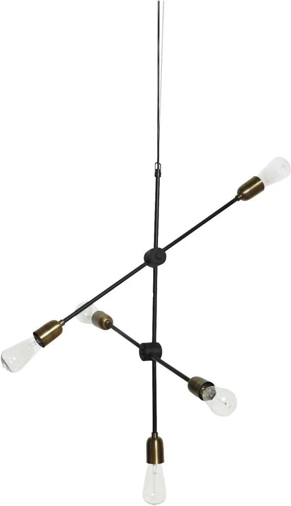 Lampa Suspendata MOLECULAR - Metal Negru latime (68cm) x inaltime (78cm)