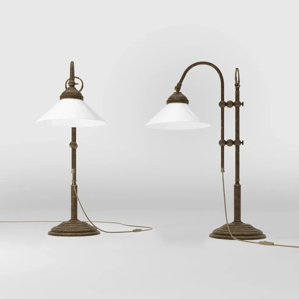 Lampa de masa stil clasic italian din alama Fiordo