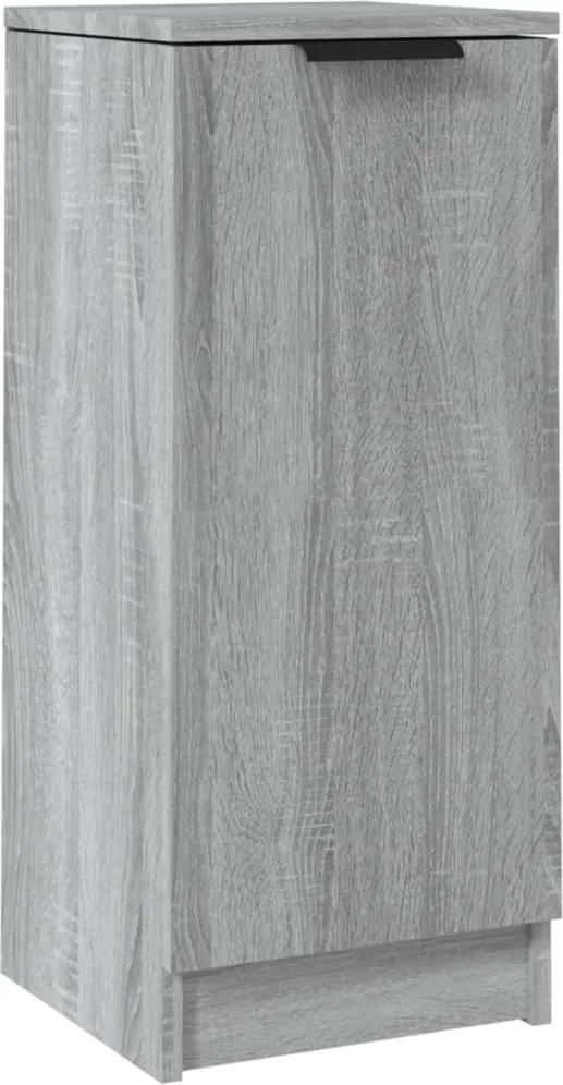 vidaXL Servantă, sonoma gri, 30x30x70 cm, lemn prelucrat
