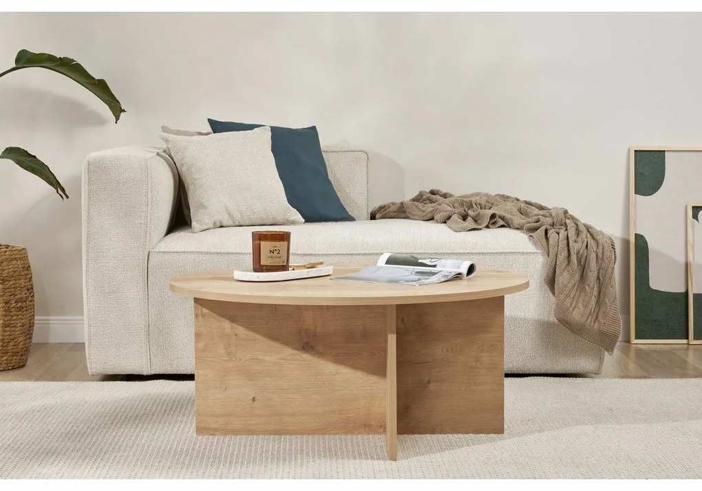 Măsuță de conferință Soleil Sapphire Oak