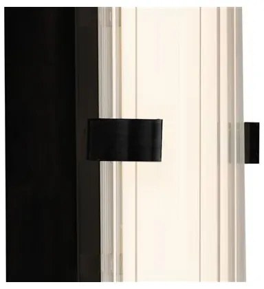 Corp de iluminat LED pentru baie CLAMP LED/18W/230V IP44 negru Searchlight 63125-1BK