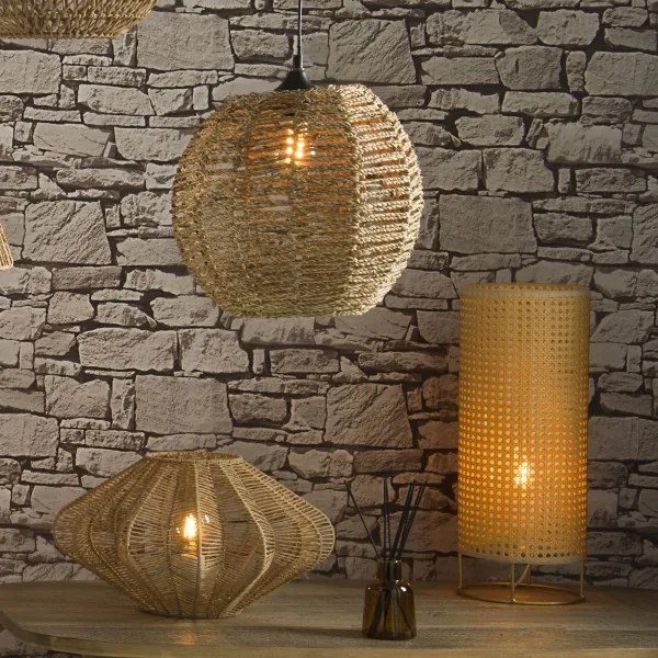 Lustră pe cablu Atmosphera RANA 1xE27/40W/230V ratan