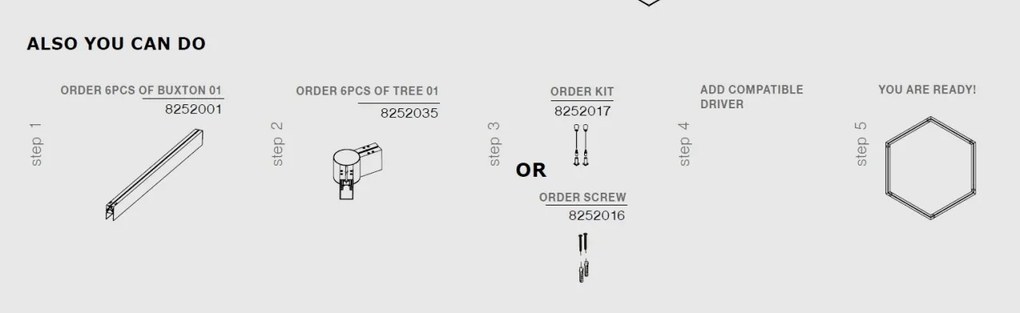 Sina magnetica aplicata sau suspendata BUXTON 01, 100cm, NVL-8252001