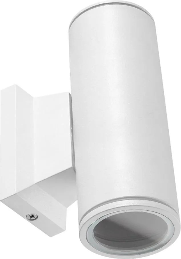 Aigostar - Aplică de perete pentru exterior 2xGU10/230V IP65 albă, rotundă