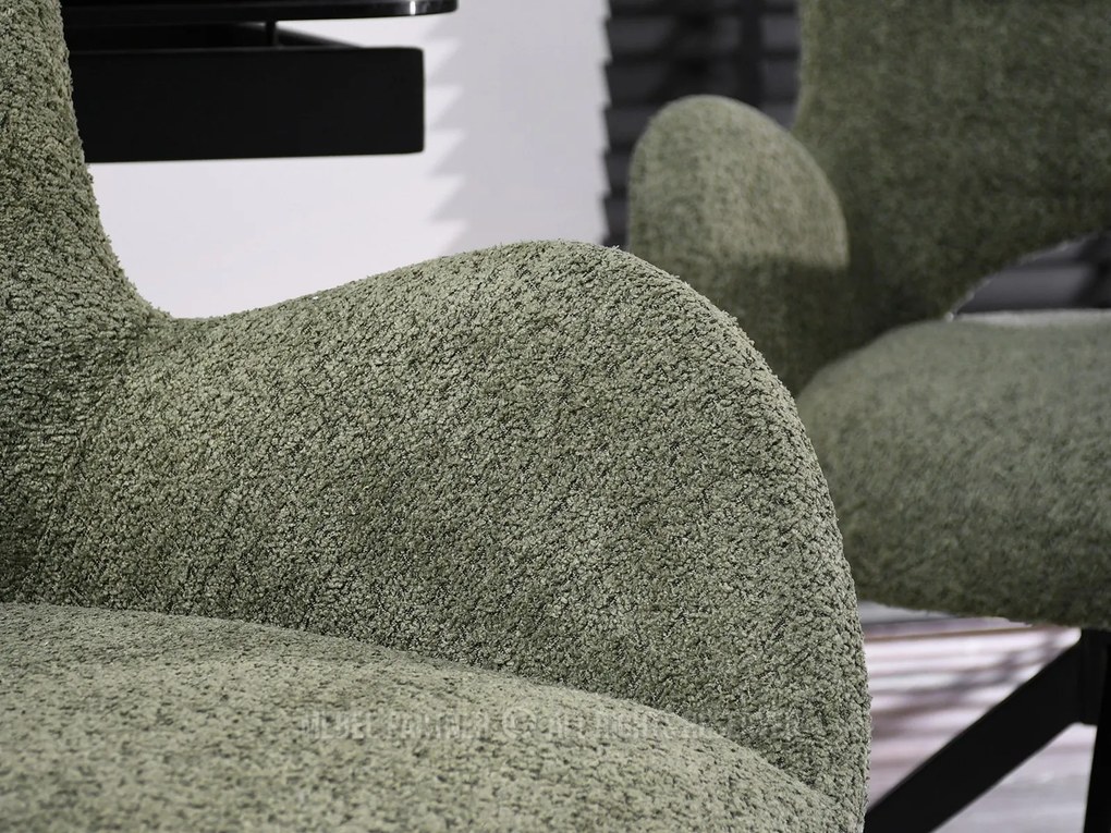 Scaun Milla (verde + negru). 1111185
