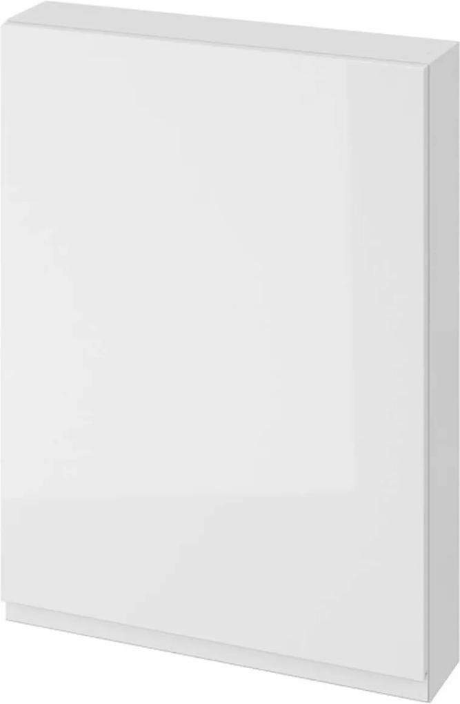 Dulap baie Moduo 60, cu o usa, suspendat, alb, neasamblat, 59.4x14.1x80 cm