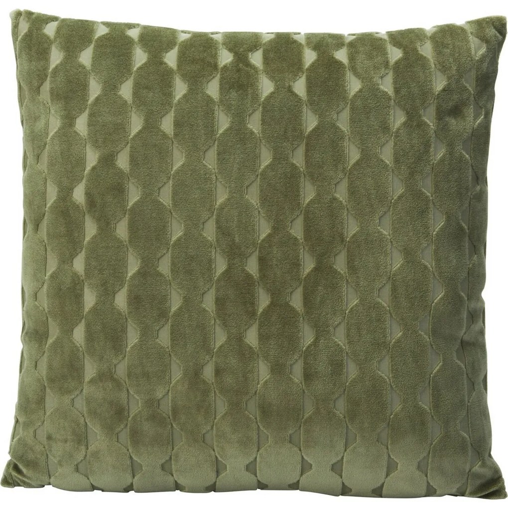 Pernă Velvet verde, 45 x 45 cm