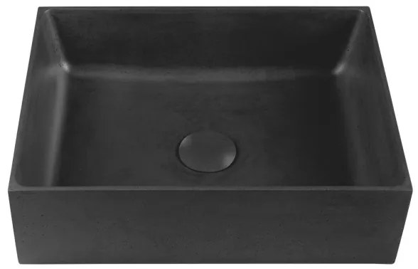Sapho - Lavoar pentru blat FORMIGO 47,5 x 36,5 cm beton/negru