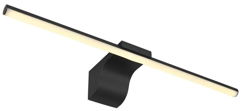 Aplica LED pentru baie design modern IP44 Pepe negru 60,8cm