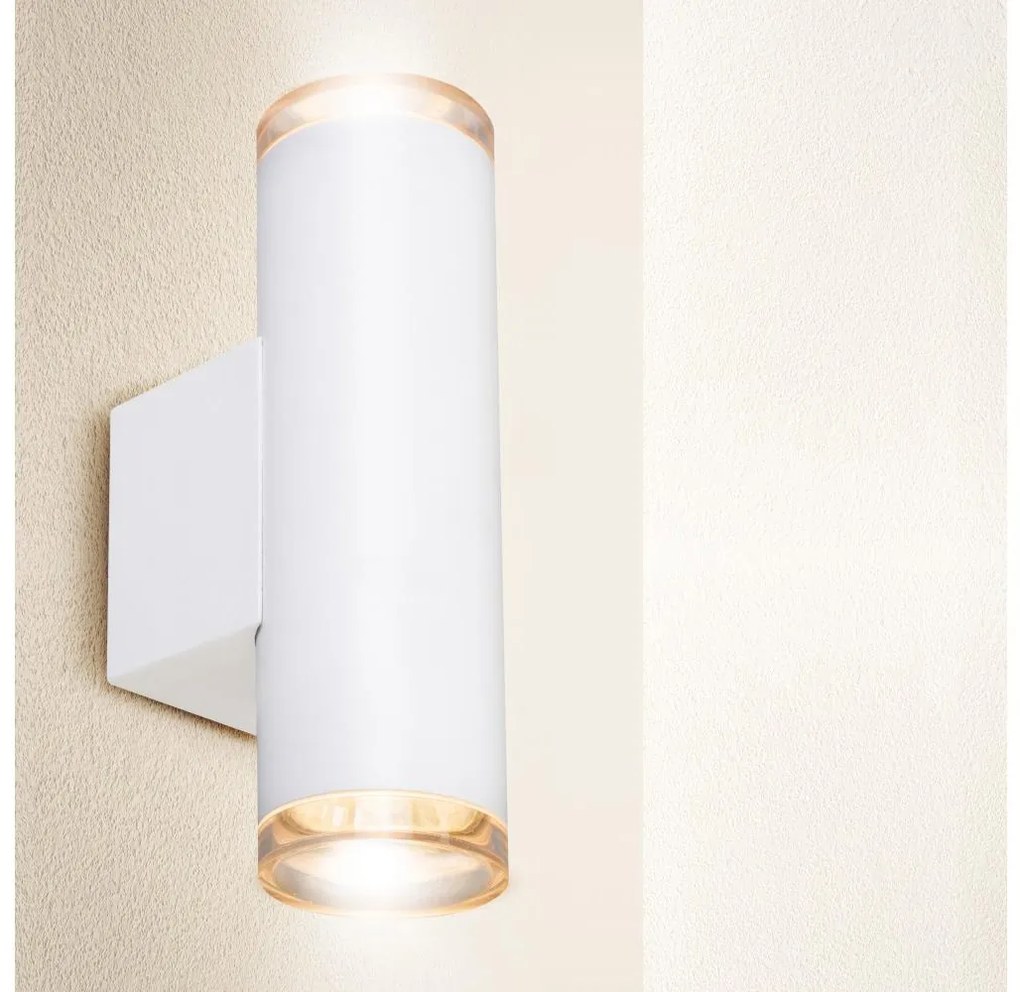 Brilagi - Aplică spot pentru baie SELE AQUA 2xGU10/30W/230V IP44 albă