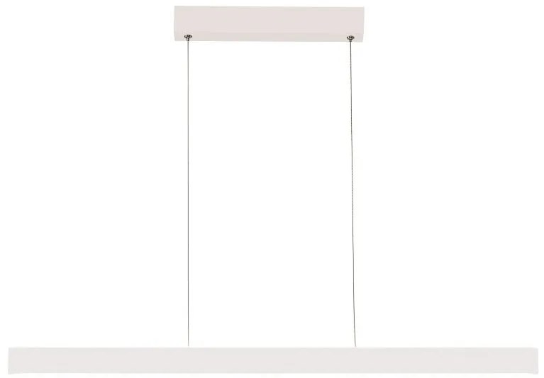 Lustra LED suspendata design liniar OLIVIER 120 3000K DIMM WH