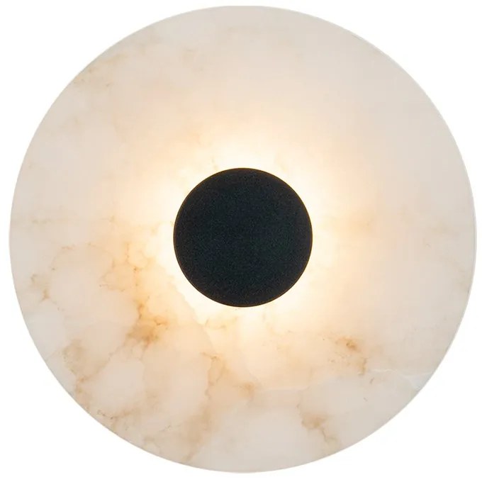 Aplica de perete LED, Ambientala, ALABASTER, Negru, ZB-2551