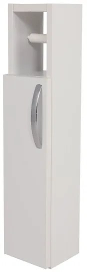 Dulap cu suport pentru hârtie igienică STAR 65x15 cm alb