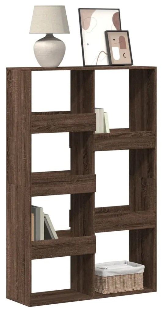 vidaXL Bibliotecă, stejar maro, 100x33x155,5 cm, lemn prelucrat