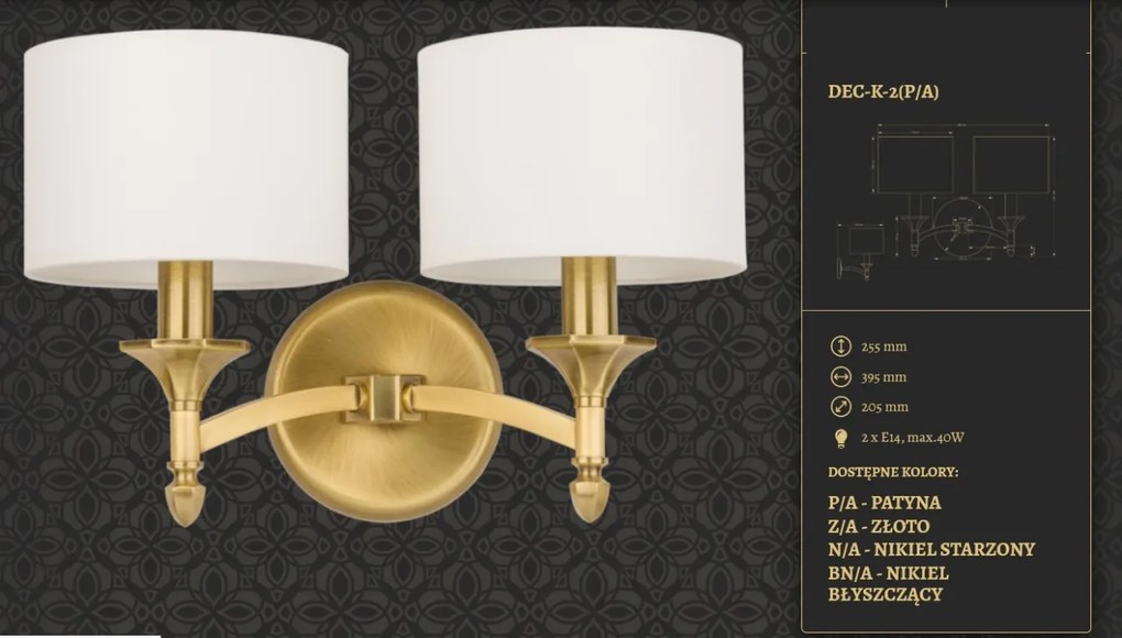 Aplica design clasic realizata manual Decor