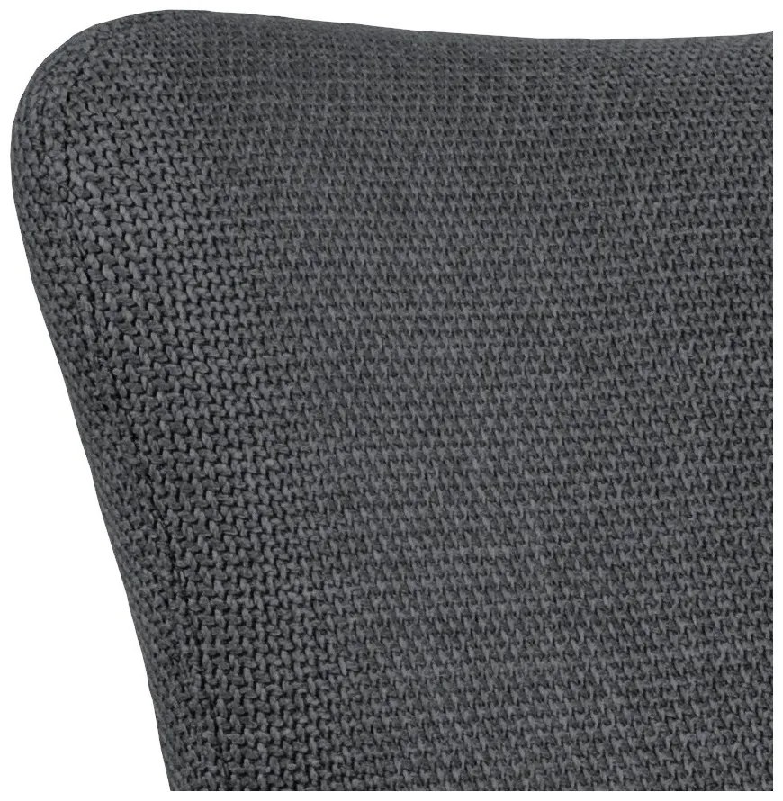 Set de scaune de sufragerie gri închis cu cotiere 2 buc. tapițat Laura – Actona