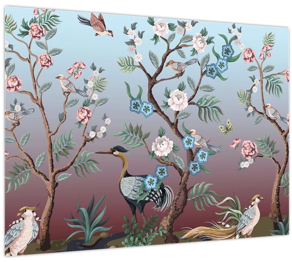 Tablou - Parcul Păsărilor (70x50 cm)