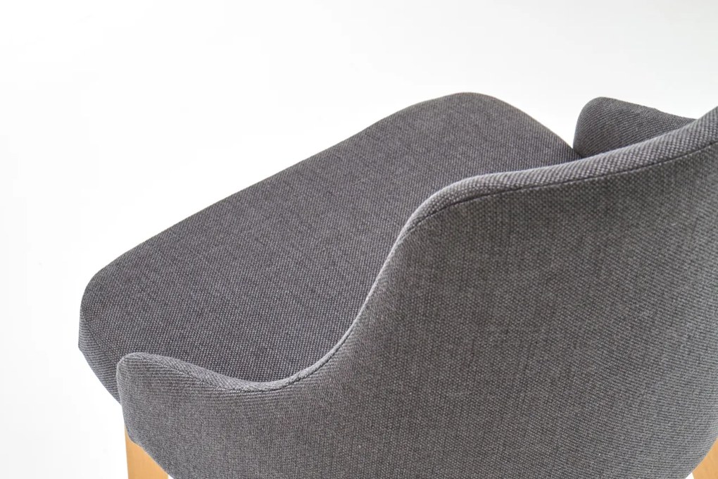 Scaun textil Toledo stejar miere/Inari95