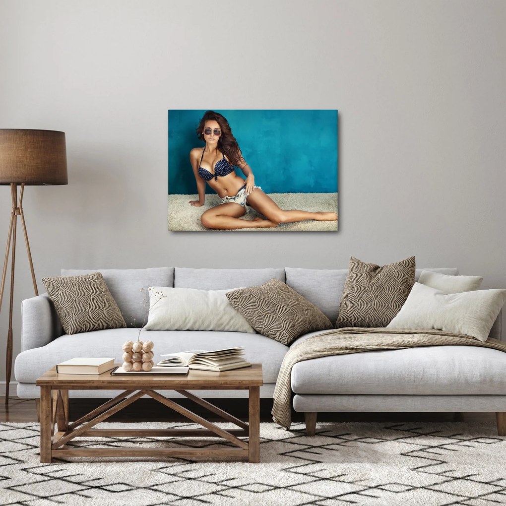 Tablou - Femeia pozând (70x50 cm)