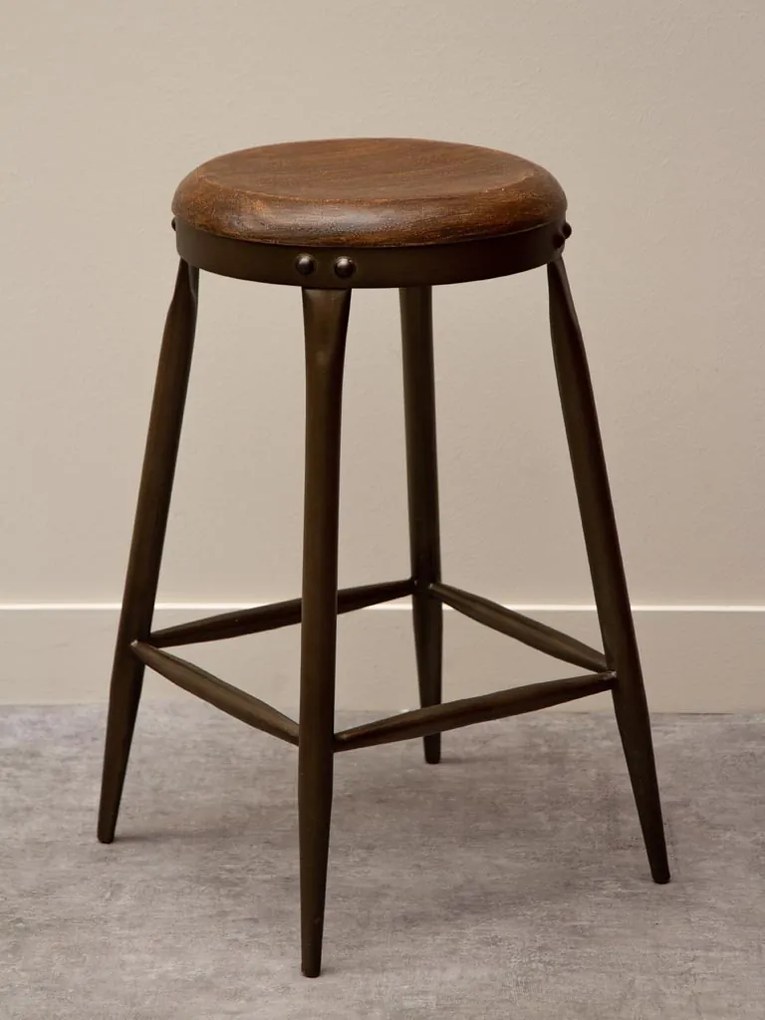 Scaun dining maro din lemn de pin, Atelier