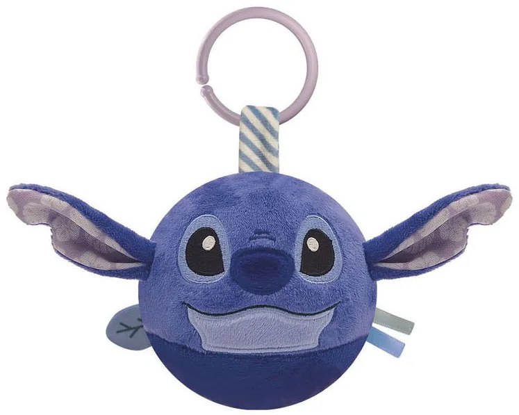 Disney Lilo și Stitch figură minge de pluș, zornăitor pentru bebeluși Clementoni