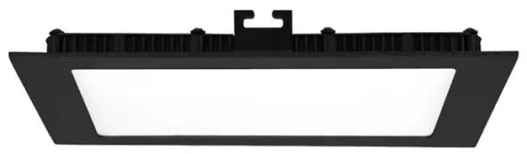 Corp de iluminat LED încastrat Ecolite LED-WSQ-CCT/25W/CR RAFA LED/25W/230V IP44 negru