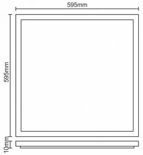 Lampă încastrată LED LED/40W/230V 4500K