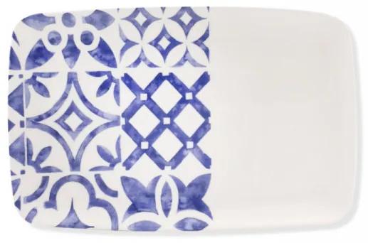 Platou Ceramica, Culoare Alb / Violet, 280TMA1514