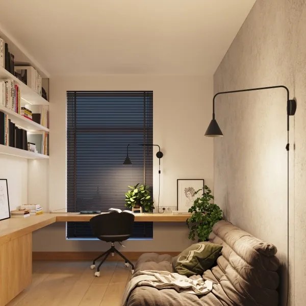 Lampă de perete Sollux SL.1697 NOX 1xE14/10W/230V negru