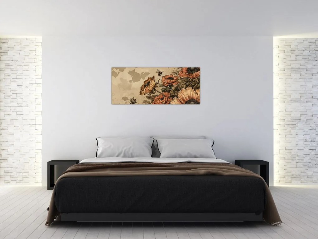 Tablou - Pajiștea albinelor II. (120x50 cm)