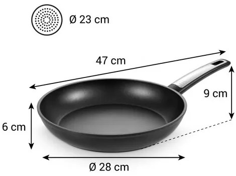 Tescoma Tigaie i-PREMIUM Protect, 28 cm, 28 cm