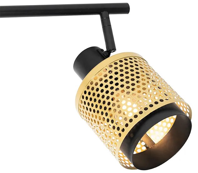 Proiector industrial negru cu auriu 4 lumini - Kayden